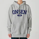 瀬高きりん♨温泉グッズのONSEN 1126（ネイビー） Heavyweight Hoodie