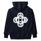 『Nothing Is Real』-- IN SUZURIの吾唯足知(われただたりるをしる)・白マークのみ Heavyweight Hoodie