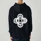 『Nothing Is Real』-- IN SUZURIの吾唯足知(われただたりるをしる)・白マークのみ Heavyweight Hoodie