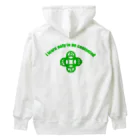『Nothing Is Real』-- IN SUZURIの吾唯足知（われただたりるをしる。ショルダーアーチ・緑・英語 Heavyweight Hoodie