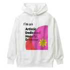 発達でこぼこショップのADHD「Artistic Dedicated Hopeful Dreamer」 - あなたの個性を大切にするアイテム Heavyweight Hoodie