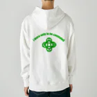 『Nothing Is Real』-- IN SUZURIの吾唯足知（われただたりるをしる。ショルダーアーチ・緑・英語 Heavyweight Hoodie