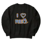 旅猫王子れぉにゃん👑😼公式(©️レイラゆーし。©️ Layla-246yuusi.)のI　♡　REO　　 Heavyweight Crew Neck Sweatshirt