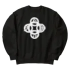 『Nothing Is Real』-- IN SUZURIの吾唯足知(われただたりるをしる)・白マークのみ Heavyweight Crew Neck Sweatshirt