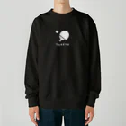 hokayamaのシンプル　卓球　白 Heavyweight Crew Neck Sweatshirt