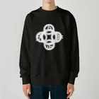 『Nothing Is Real』-- IN SUZURIの吾唯足知(われただたりるをしる)・白マークのみ Heavyweight Crew Neck Sweatshirt