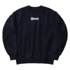 clop604のclop604 ホワイトロゴ Heavyweight Crew Neck Sweatshirt