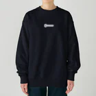 clop604のclop604 ホワイトロゴ Heavyweight Crew Neck Sweatshirt