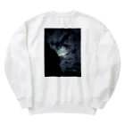 Clione_05の月の綺麗な日 Heavyweight Crew Neck Sweatshirt