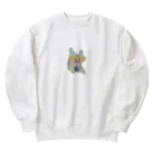 バラとオバケのお店のネコ Heavyweight Crew Neck Sweatshirt