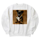 FUWAFUWAPAWSの可愛い子犬 Heavyweight Crew Neck Sweatshirt