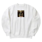 ミスターの会話している象 Heavyweight Crew Neck Sweatshirt