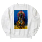 segasworksのレガリケラトプス…神様 Heavyweight Crew Neck Sweatshirt