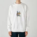 バラとオバケのお店のネコ Heavyweight Crew Neck Sweatshirt