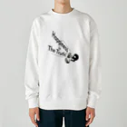 『Nothing Is Real』-- IN SUZURIのHappiness Is The Truth!（黒） Heavyweight Crew Neck Sweatshirt
