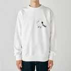 就労継続支援B型クルハウス（グッズ販売）のエナガのいる日常 Heavyweight Crew Neck Sweatshirt