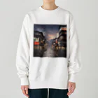 インスピレーションshopの日本の街並み Heavyweight Crew Neck Sweatshirt