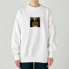 ミスターの会話している象 Heavyweight Crew Neck Sweatshirt