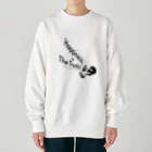 『Nothing Is Real』-- IN SUZURIのHappiness Is The Truth!（黒） Heavyweight Crew Neck Sweatshirt
