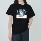 サメ わりとおもいのエビフライを食べようとするサメ2021 Heavyweight T-Shirt
