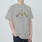 tomorebiのしずかな守り手｜垂れ耳うさぎ Heavyweight T-Shirt