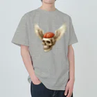 Route56の双翼スカル＆脳 Heavyweight T-Shirt