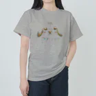 tomorebiのしずかな守り手｜垂れ耳うさぎ Heavyweight T-Shirt