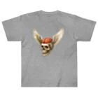 Route56の双翼スカル＆脳 Heavyweight T-Shirt