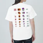 kg_shopの[☆両面] 次、とまります【視力検査表パロディ】 Heavyweight T-Shirt