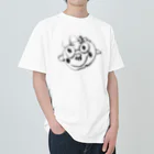 ポコテコさんちのガリゾー画伯のガリゾーママ Heavyweight T-Shirt