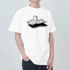 segasworksの空飛ぶ絨毯に乗るパン Heavyweight T-Shirt