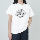 ポコテコさんちのガリゾー画伯のガリゾーママ Heavyweight T-Shirt