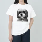 シロクロロ○●のNo.3 おすましララさん Heavyweight T-Shirt