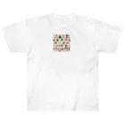 18ban's shopのフクロウドット柄 Heavyweight T-Shirt