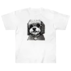 シロクロロ○●のNo.3 おすましララさん Heavyweight T-Shirt