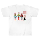 mikyacraft MIKA💓🌟赤い心臓のパステルちゃんズ Heavyweight T-Shirt