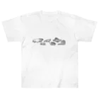 はんこや　ののの並ぶ古代生物たち（短い版） Heavyweight T-Shirt