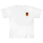 kg_shopの[☆両面] 次、とまります【視力検査表パロディ】 Heavyweight T-Shirt