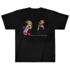そら食堂のそら食堂 浮世絵とポッピンを吹く女 Heavyweight T-Shirt