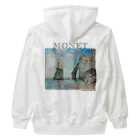 MUGEN ARTのモネ　エトルタの断崖  Claude Monet Heavyweight Zip Hoodie