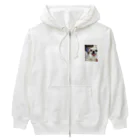 チワワの実夕ちゃんと保護犬保護猫ちゃん達の保護犬のみるたん Heavyweight Zip Hoodie