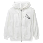 『Nothing Is Real』-- IN SUZURIのHappiness Is The Truth!（黒） Heavyweight Zip Hoodie