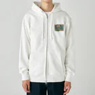 民　三角　（たみ　みかど）の花の専門店のフローラ Heavyweight Zip Hoodie
