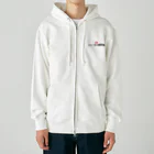 着る文字屋のI LOVE ディーゼル機関車 / アイラブディーゼル機関車 Heavyweight Zip Hoodie