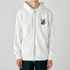 宝虫プロダクションのThe Keisei Suikoden:女弓執の花的 Heavyweight Zip Hoodie