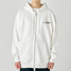 着る文字屋のI LOVE ディーゼル機関車 / アイラブディーゼル機関車 Heavyweight Zip Hoodie