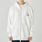 就労継続支援B型クルハウス（グッズ販売）のエナガのいる日常（カラー） Heavyweight Zip Hoodie
