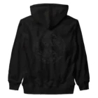 Ａ’ｚｗｏｒｋＳの合わせ二つ髑髏 薄墨（オリジナル家紋シリーズ） Heavyweight Zip Hoodie