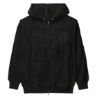 Ａ’ｚｗｏｒｋＳの合わせ二つ髑髏 薄墨（オリジナル家紋シリーズ） Heavyweight Zip Hoodie