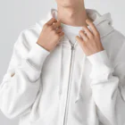 Ａ’ｚｗｏｒｋＳの合わせ二つ髑髏 薄墨（オリジナル家紋シリーズ） Heavyweight Zip Hoodie